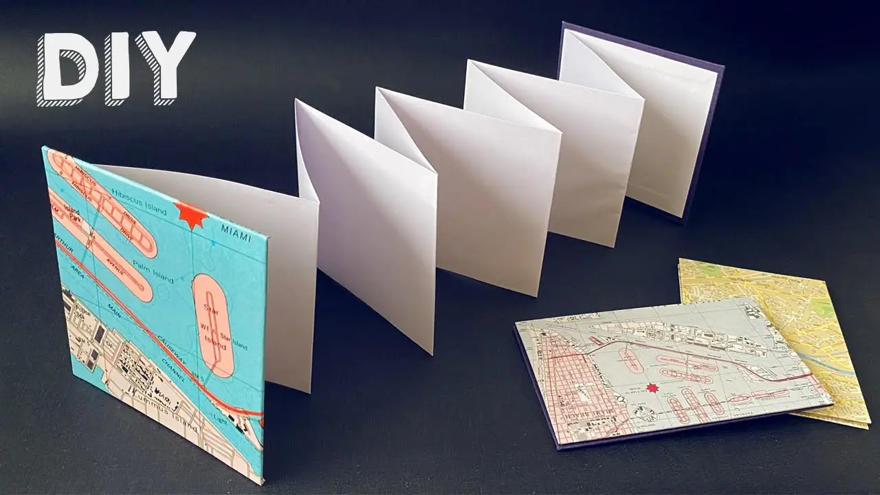 encuadernacion libro acordeon origami - Qué es el plegado en acordeón