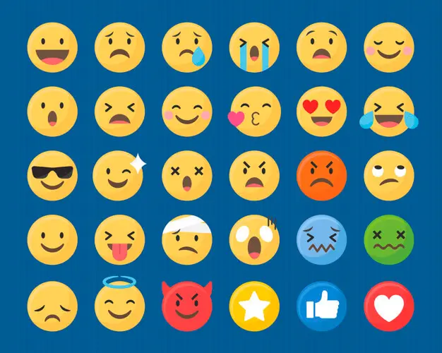 emoticono encuadernación - Qué tipo de emojis hay